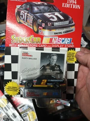 Nascar Rusty Wallace, Ford preto variação oval no capô, Ford 1/64 - Imagem 1 de 4