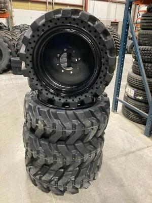 set of 4 New 12X16.5 SOLID BOSS 12 16.5 TIRES AND WHEELS 33X12-20 8 Bolt 8 on 8  - Image 1 of 4