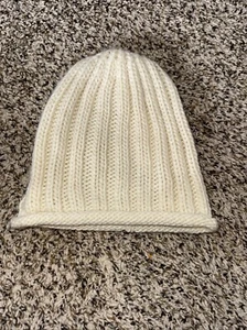 NWT Free People Ivory Knit Beanie Hat - Picture 1 of 4