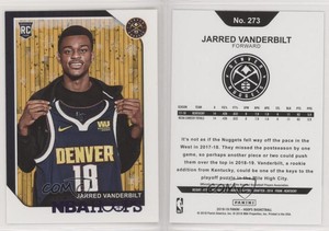 2018-19 Panini NBA Hoops Purple Winter Jarred Vanderbilt #273 Rookie RC