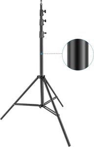 Light Stand Metal 13ft/4m Adjustable Heavy Duty Photography Tripod with Cushion - Picture 1 of 12