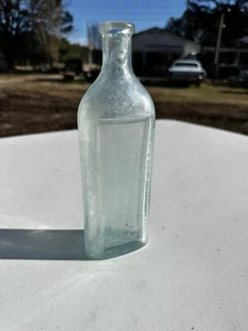 Antike Medizinflasche Angier's Petroleum Emulsion um 1900 - Bild 1 von 3