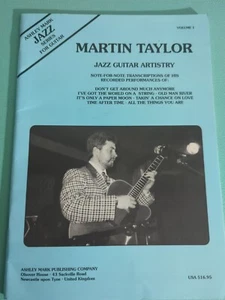 Martin Taylor Jazz Guitar Artistry Book, Transcriptions of his Recorded Pieces - Picture 1 of 7