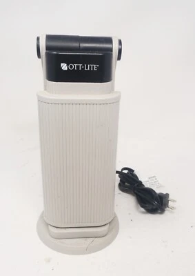 Lâmpada de mesa compacta dobrável vintage Ott-Lite cor verdadeira artesanato OTL13MAG FUNCIONA! - Imagem 1 de 3