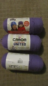 Caron United - Lilac - 113g Yarn x3 Balls - Picture 1 of 3