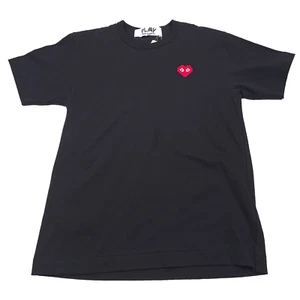 $112 Comme Des Garcons CDG Play Camiseta Invader Negra Japón T322 Para Hombres Grande - Imagen 1 de 7