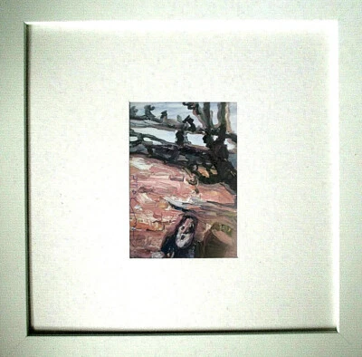 KLAUS FUßMANN >Vor Atelier< HAND-SIGNIERT, datiert signed, + Rahmen SELTEN - Bild 1 von 4