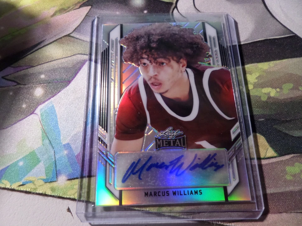 21-22 Leaf Metal Basketball Portrait Auto Silver #PA-MW1 Marcus Williams - Image 1 of 1