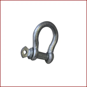 3/16" Commercial Grade Screw Pin Anchor Shackle, WLL 1/4 Ton - Picture 1 of 2