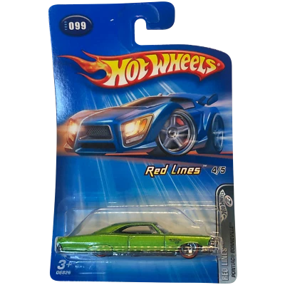 Hot Wheels Red Lines 4/5. #099 Pontiac Bonneville, New! NIP - Image 1 of 3
