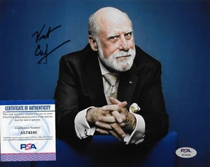 VINT CERF Signed Autographed 8x10 Photo PSA/DNA COA Inventor of the Internet - Bild 1 von 1