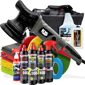 Car Polisher Set Menzerna Polishes Eccentric Polisher PLSH H15 + Accessories - Picture 1 of 5