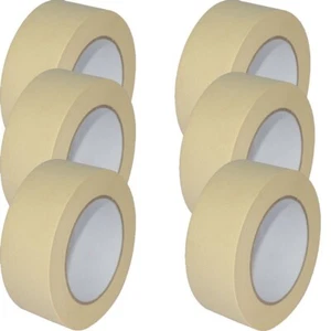 Quality Masking Tape 48mm X 50m Indoor/Outdoor General Purpose Decorating NEW - Picture 1 of 1