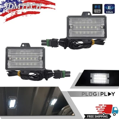 Lámparas de cortesía LED completas para Corvette 1984-1996 c4 capó blanco 2 piezas Foto 1 de 4