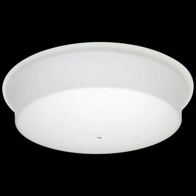 Frosted Glass Ceiling Light Shade Globe Replacement Clear/White 20"x 4.5" - Image 1 of 4