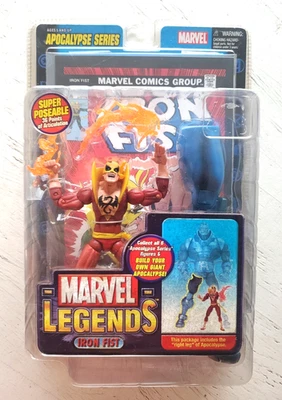 MARVEL LEGENDS PUÑO DE HIERRO VARIANTE ROJA APOCALIPSIS SERIE BAF CONSTRUIR UNA FIGURA NUEVO Foto 1 de 3