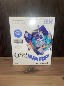 IBM OS/2 WARP Version 4 Operating System 1996 SEALED Super RARE - Picture 1 of 6
