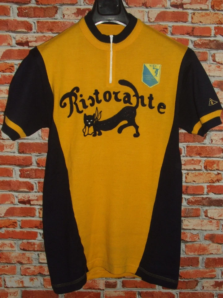Camisa Heroica Bicicleta Ciclismo Vintage Años 70 Chiozzola 50% Lana Bordada Foto 1 de 3