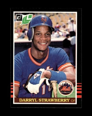 Donruss Leaf Set-Break #159 Darryl Strawberry 1985 casi nuevo-como nuevo o mejor *GMCARDS* Foto 1 de 2