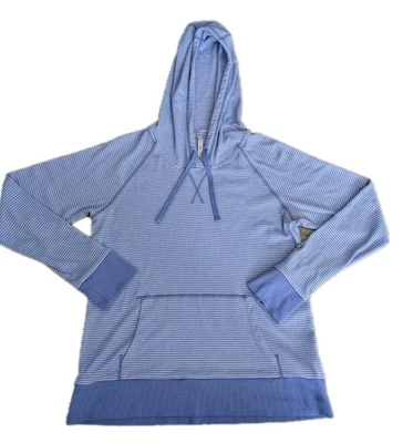 Sudadera con capucha a rayas ligera para mujer Kuhl Stria pequeña senderismo al aire libre usada en excelente estado Foto 1 de 4