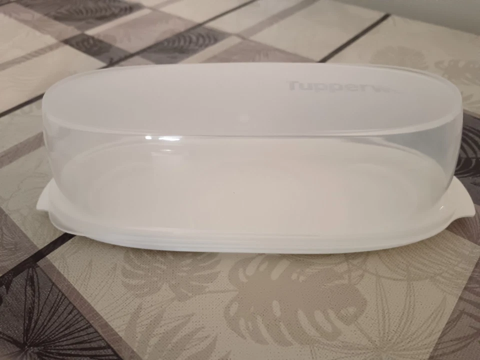 Tupperware Wursttheke Frischebehälter Wurstmax Wurstbox weiß - Bild 1 von 1