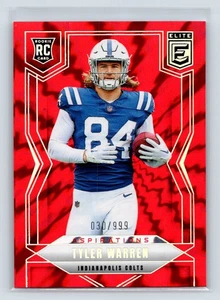 Tyler Warren Rookie 2025 Donruss Elite #119 Bestrebungen Shimmer Colts SN,RC 3-15 - Bild 1 von 2