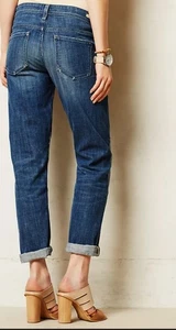 Pilcro and the Letterpress Parallel Jeans Damen 28 blau Selvedge Anthropologie - Bild 1 von 8