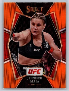 2022 Panini Select UFC Premier Level Orange Flash Prizm Jennifer Maia #146 - Picture 1 of 2