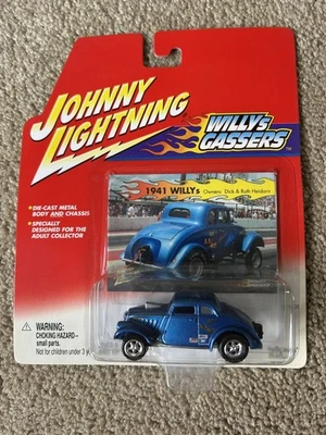Johnny Lightning 1:64 Scale Willys Gassers Dick & Ruth Heidorn’s 1941 Willys - Image 1 of 2