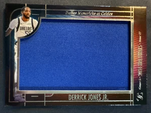 2024 Silhouette 2024 NBA Finals game used Material Derrick Jones Jr Dallas - Picture 1 of 2