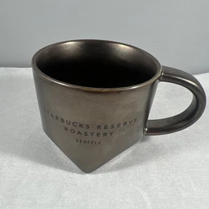 2019 Starbucks Reserve 8 oz. Keramik Tasse Rösterei Chicago Bronzefarben Fase - Bild 1 von 9