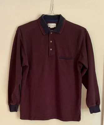 Suéter Pullover Tejido Henley Penguin Azul Pingüino Mediano Munsingwear De Colección Para Hombres Foto 1 de 4