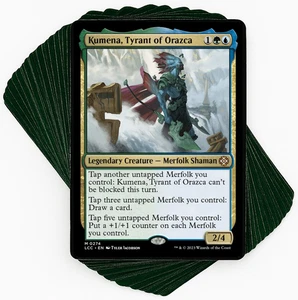 ***Custom Commander Deck*** Kumena, Tyrant of Orazca - Merfolk - EDH MTG Magic - Picture 1 of 7