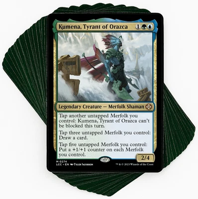 ***Custom Commander Deck*** Kumena, Tyrant of Orazca - Merfolk - EDH MTG Magic - Image 1 of 4