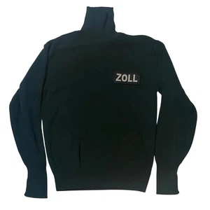 Vintage Green German Customs Agent Turtleneck Sweater Virgin Wool Blend Sz Small - Picture 1 of 5