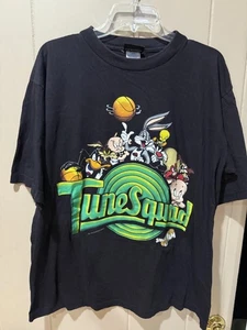 Vintage Space Jam Shirt Herren Large schwarz Tune Squad Looney Tunes Warner Bros 90s - Bild 1 von 4