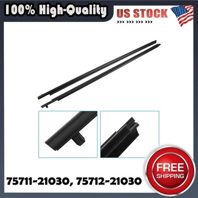 For SCION Tc Door Window Sweep Belt Molding Weatherstrip Driver & Passenger side - Изображение 1 из 4