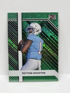 2024 Leaf Pro Set Peyton Houston Green Shimmer /7 Evangel Christian Academy - Picture 1 of 2