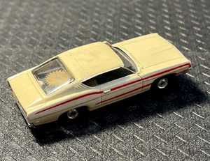 Ultra RARE / Aurora / Slot Car / TORINO / White w/Red Stripes / Turbo Jet / used - Picture 1 of 11
