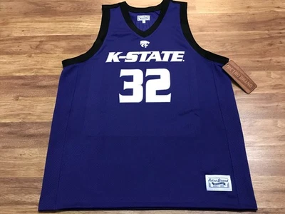 MENS XL - NEW Retro Brand NCAA Kansas State Wildcats #32 Wade Basketball Jersey - Image 1 of 4