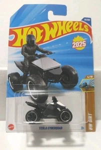 Hot Wheels '25 Tesla Cyberquad 82/250 Made To Fit In Cyber Truck - Picture 1 of 8