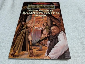 AD&D RPG Forgotten Realms Volo's Guide To Baldur's Gate II TSR Ed Greenwood - Picture 1 of 10