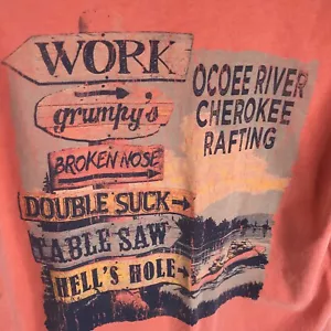 Camiseta Ocoee River Cherokee Rafting Hell Hole Doble Succión Confort Colores M - Imagen 1 de 5