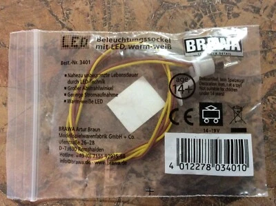 EE 3401 Nuevo Brawa LED y Base Casa Construcción Luz Marklin Nuevo en Paquete Foto 1 de 2