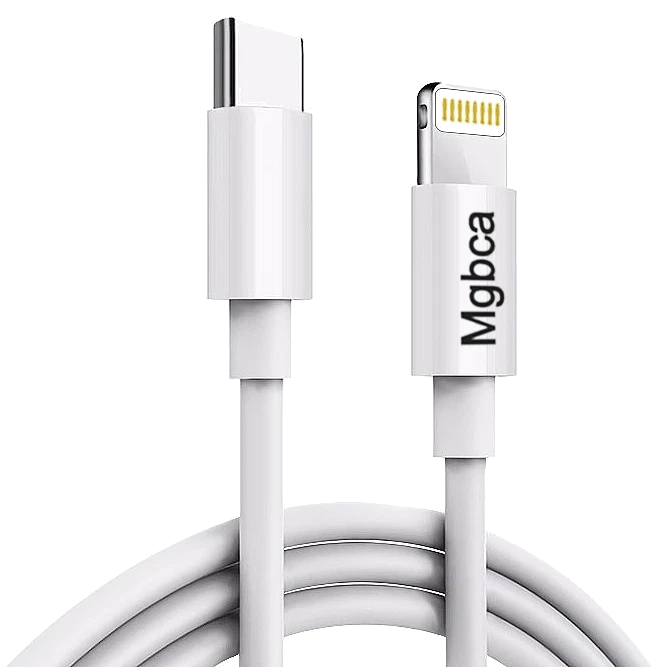 Mgbca Charge Type USB-C To Lighting Cable Cord For iPhone 14 Plus, XR,  8/7/6/5s - Image 1 of 1
