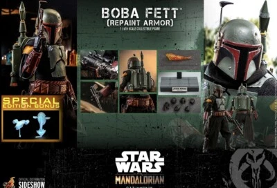 Hot Toys Star Wars TMS055B Boba Fett Repaint Armor Special Edition EX  Sealed - Image 1 of 4