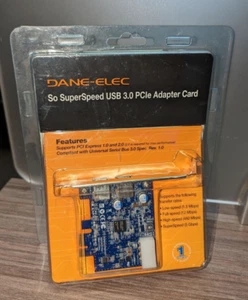 DANE-ELEC So SuperSpeed USB 3.0 PCle Adapter Card SO-ADPCU3S-CD. - Picture 1 of 5