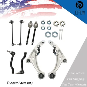 For Nissan Altima 2007-2013 K750094 New 8pc Front Control Arms Kit + Tie Rod - Picture 1 of 9
