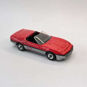 Matchbox 1987 Corvette Rosso Metallizzato Corpo Come Nuovo - Foto 1 di 7