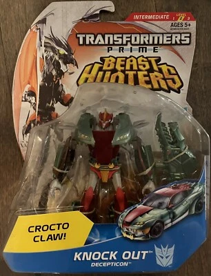 NEW Transformers Prime BEAST HUNTERS KNOCK OUT Deluxe Autobot IDW Wars wfc rid - Image 1 of 2